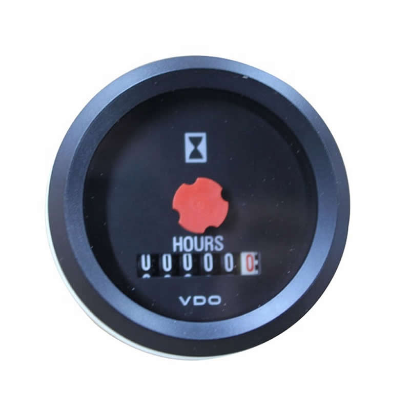 vdo electronic hourmeter gauge